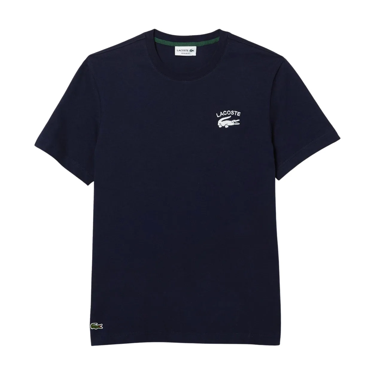 T-shirt Uomo Lacoste Logo Regular Fit Blu Navy