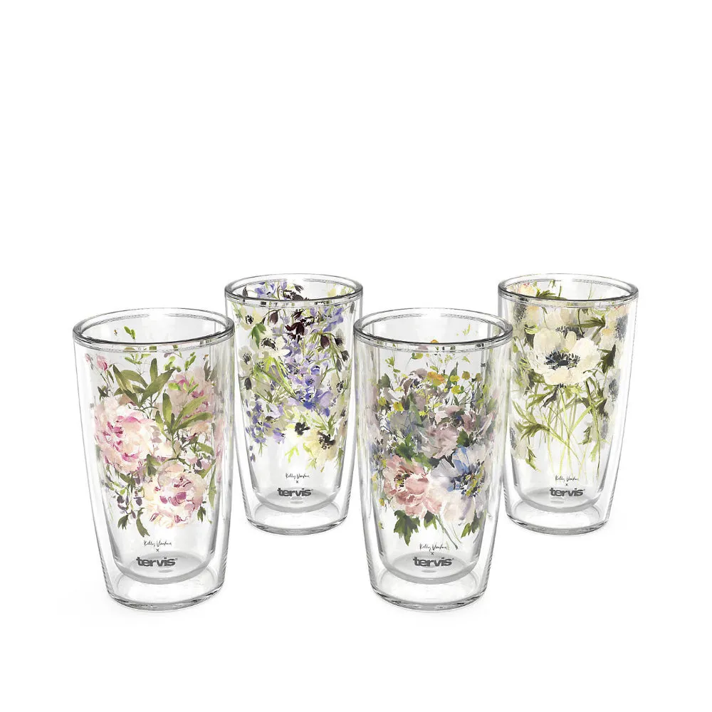 Tervis Kelly Ventura Flora Vista Collection Tumbler 4 Pack - 16oz