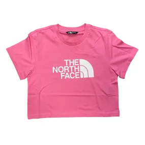 The North Face Crop Easy girl's short sleeve t-shirt NF0A87T7PIH pink