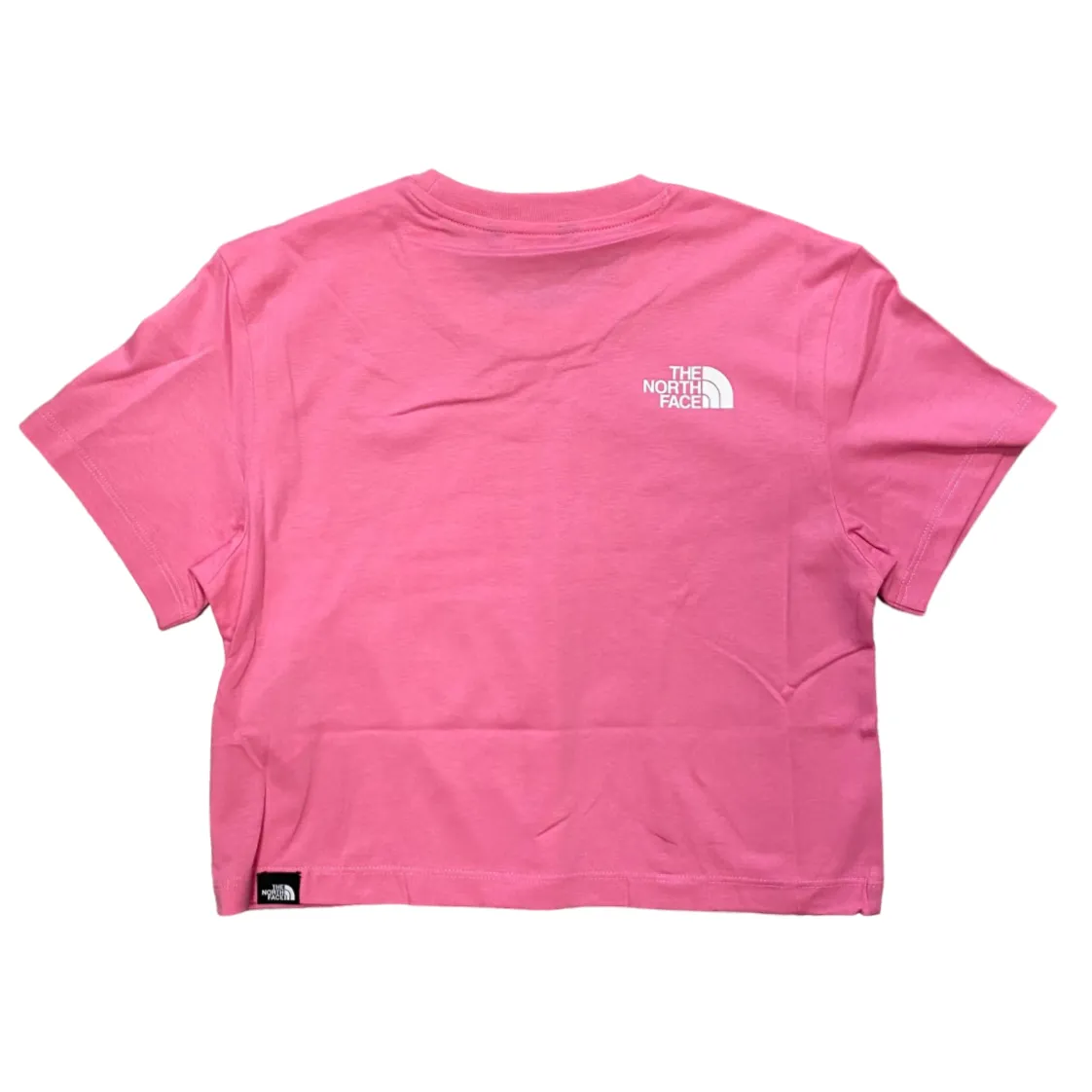 The North Face Crop Easy girl's short sleeve t-shirt NF0A87T7PIH pink