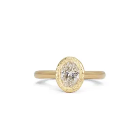 The Smith 1CT Oval Brilliant Cut Diamond Engagement Ring