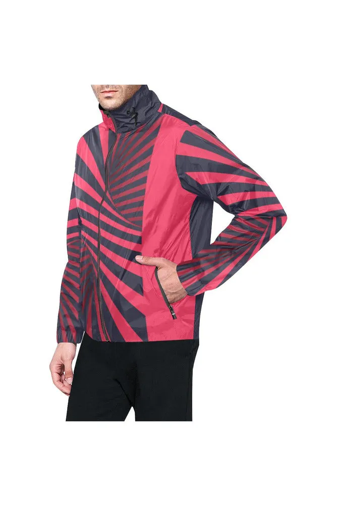 TriIllusion All Over Print Windbreaker for Men (Model H23)