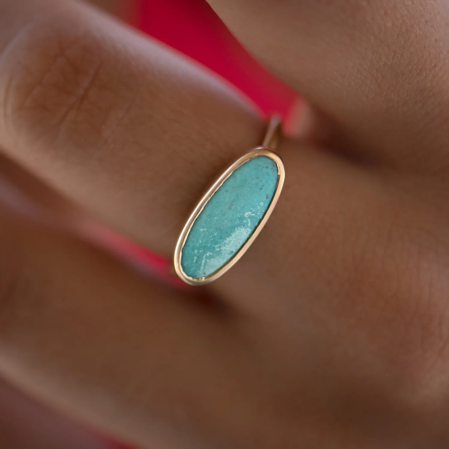 Turquoise Gold Band