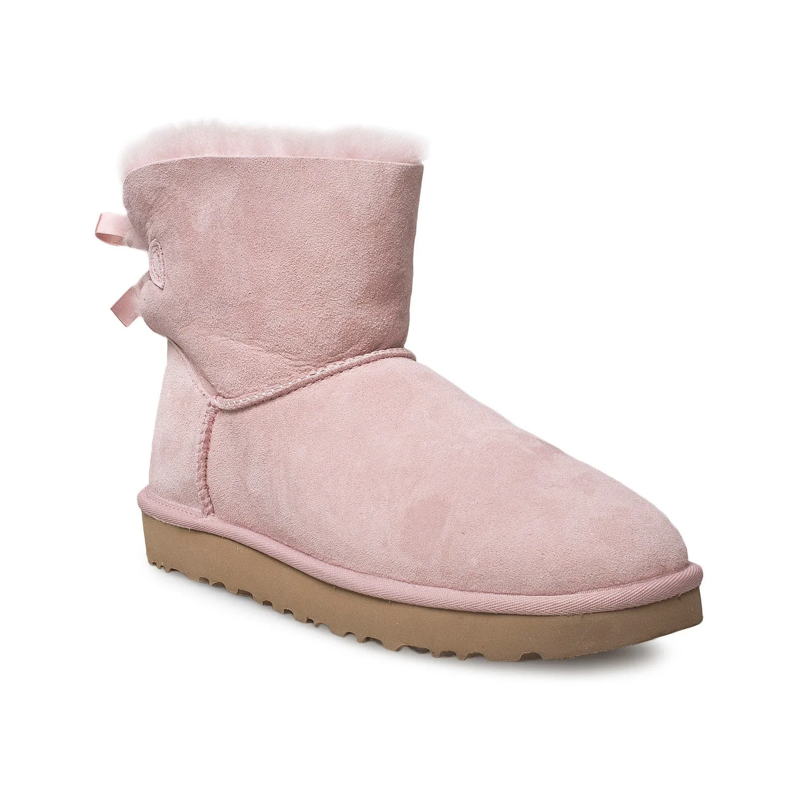 UGG Mini Bailey Bow II Pink Crystal Boots - Women's