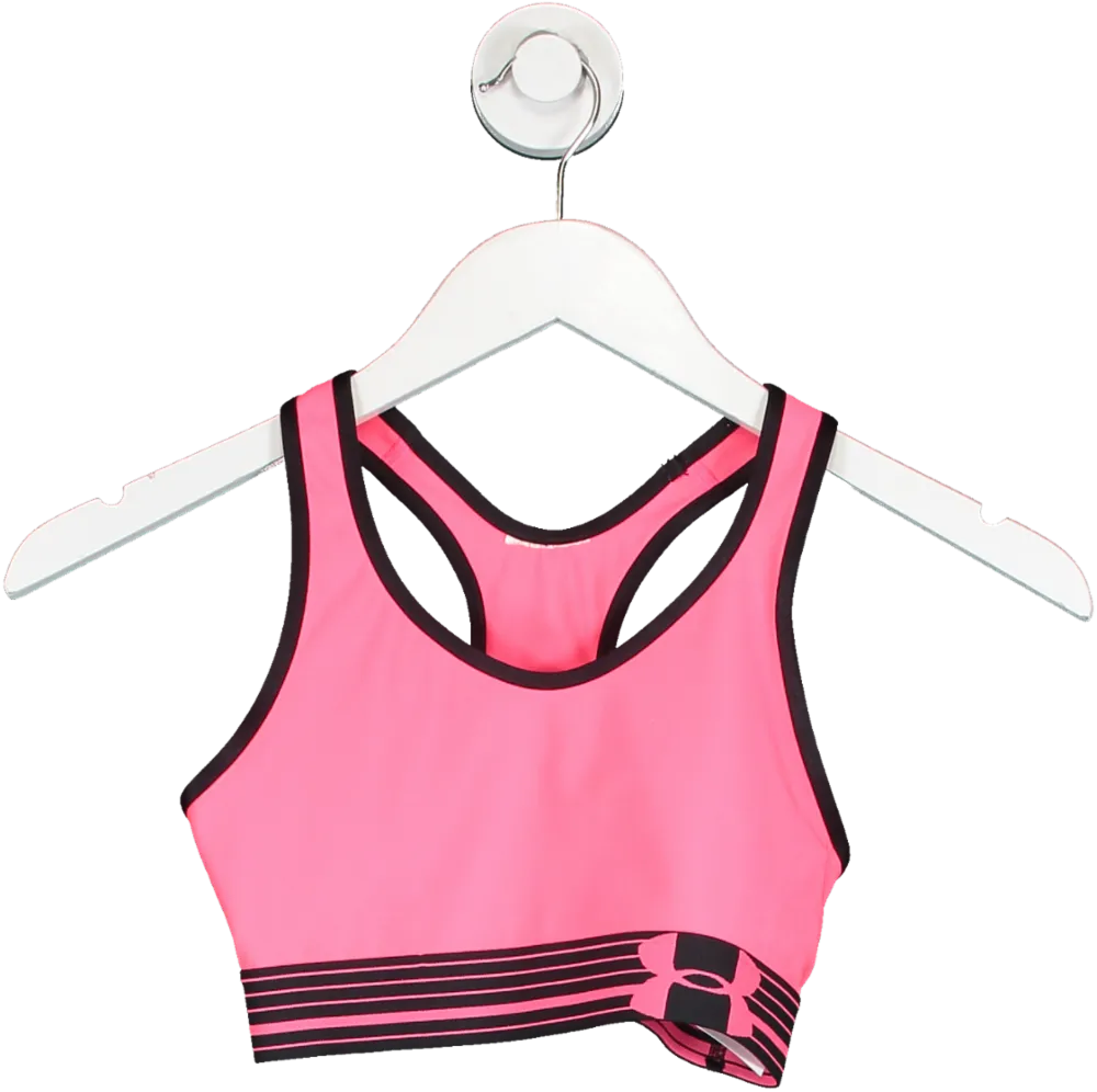 Under Armour Pink Racer Back Sports Bra UK S