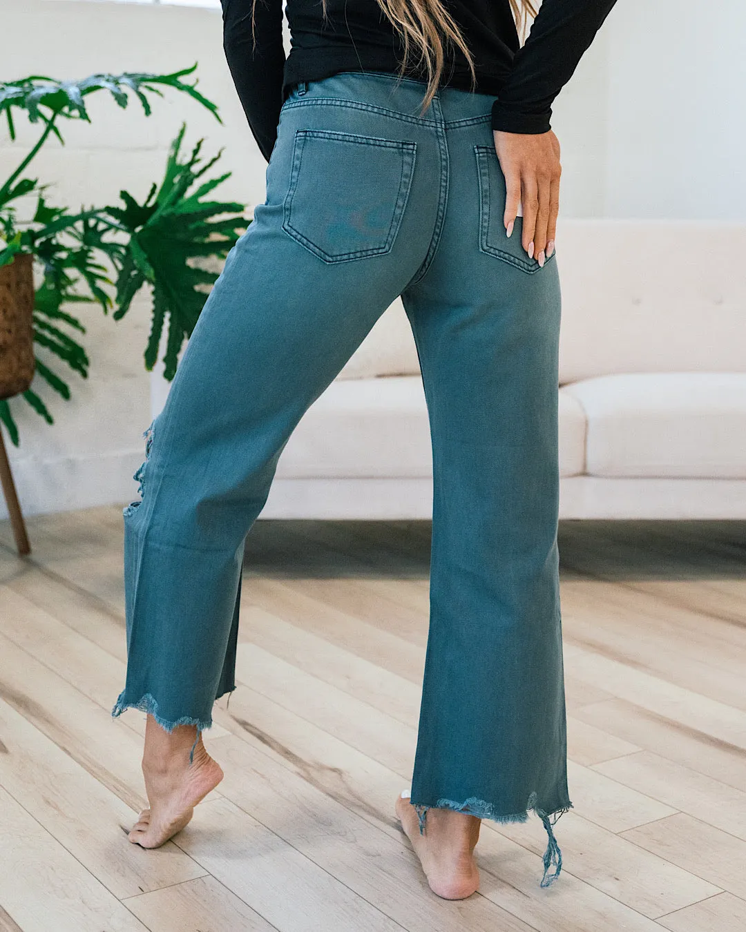 Vervet Balsam 90's Crop Flare Jeans