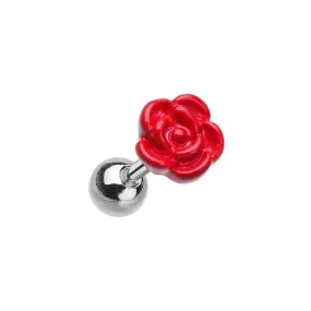 WILDKLASS Red Rose Cartilage Tragus Earring