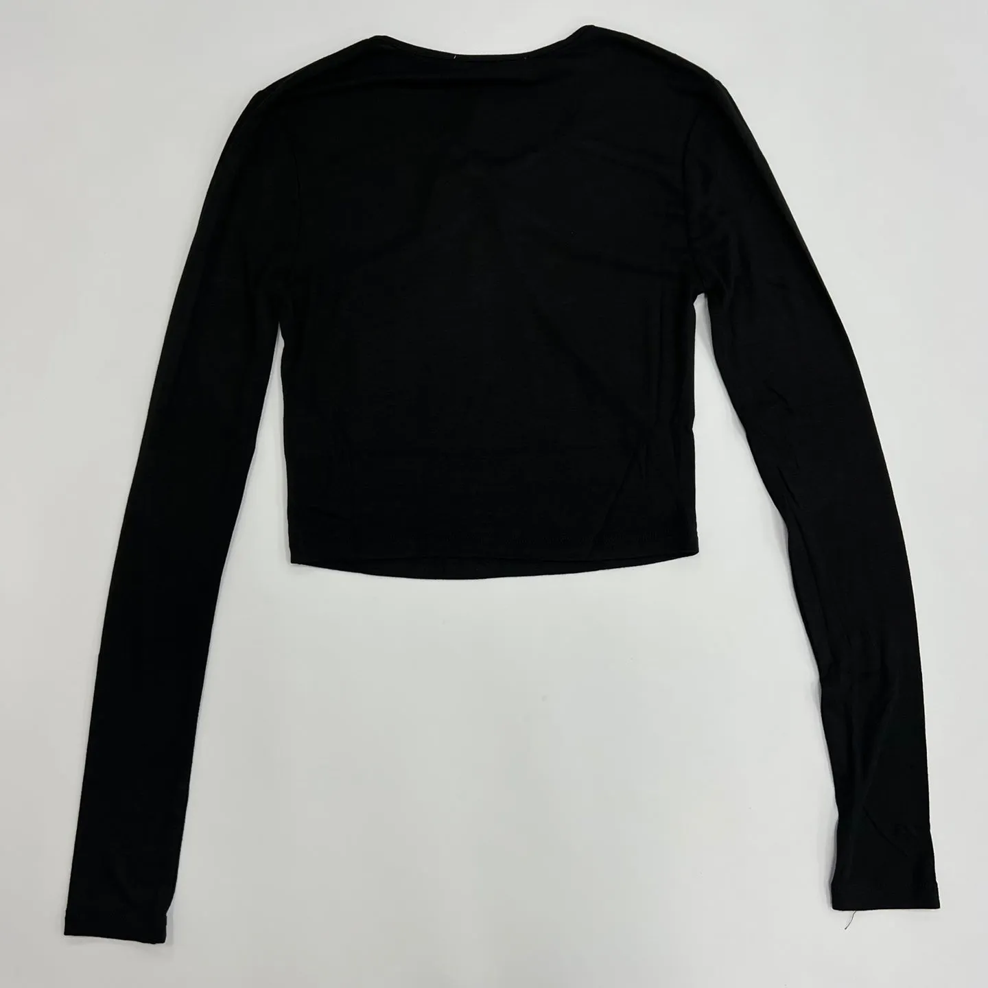 Women's Cutout Long Sleeve Crop Top