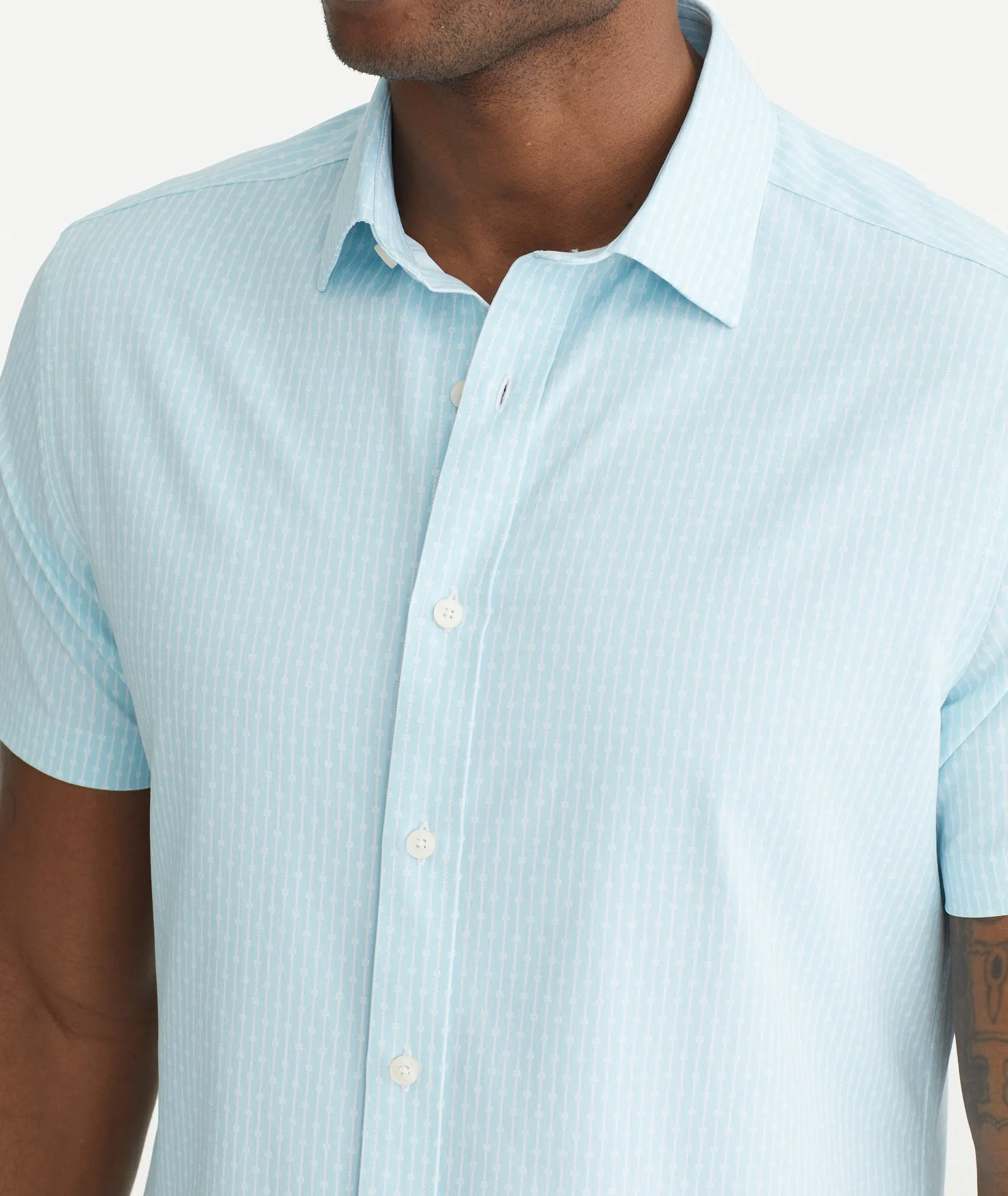 Wrinkle-Free Performance Short-Sleeve Holloway Shirt - FINAL SALE